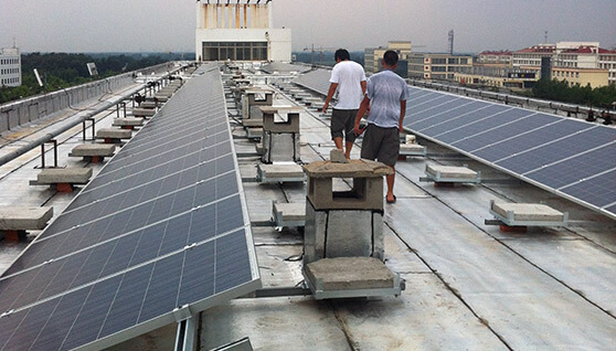 On grid inverter - 2.5MW Rooftop PV Grid Project in Guangzhou Industrial Park