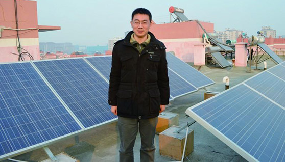 On grid inverter - 2KW Household Distributed Photovoltaic Project in Shandong